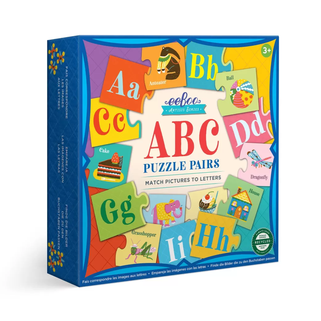 eeBoo Early Learning>Abc Puzzle Pairs (26 Pairs)