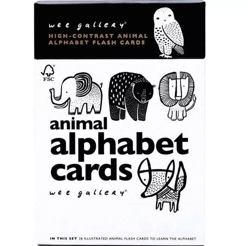 Wee Gallery Early Learning>Animal Alphabet Flash Cards