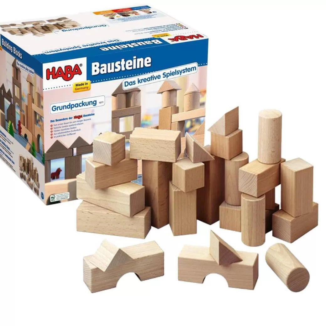 HABA Wooden Blocks>Basic Building Blocks - Small Starter Set