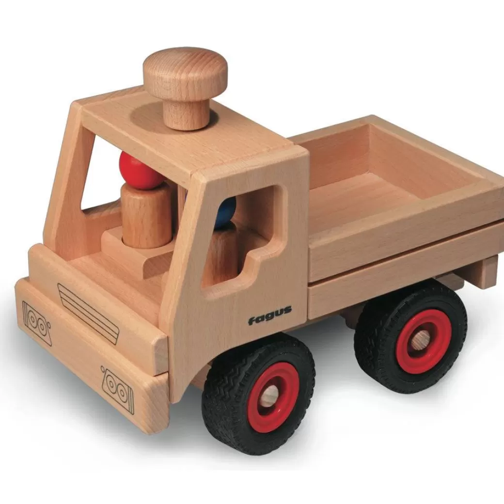 Fagus Toy Vehicles>Basic Wooden Toy Truck