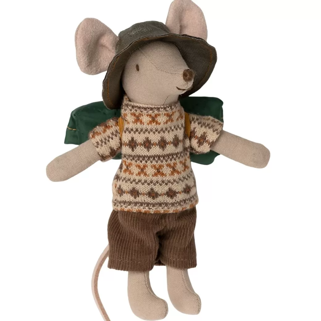 Maileg Stuffed Animals>Big Brother Hiker Mouse