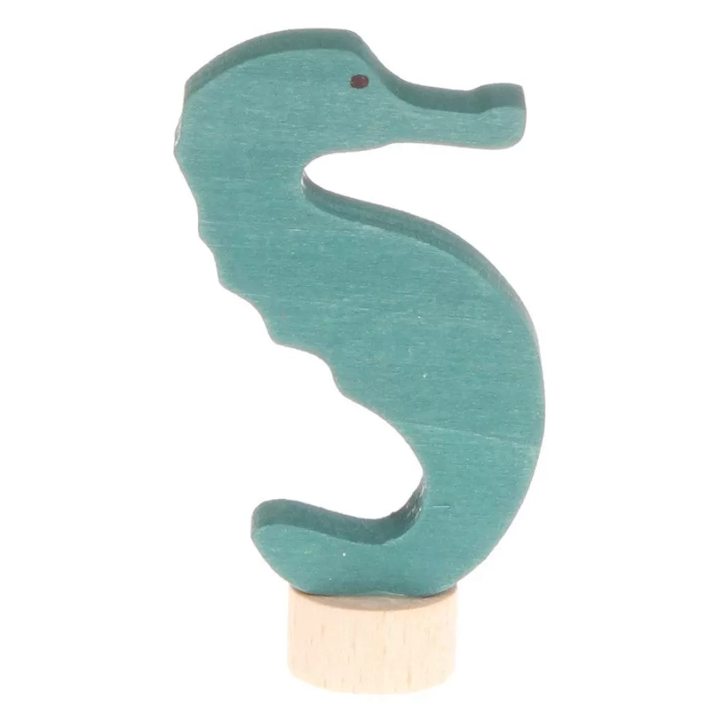 Grimm's Spiel & Holz Waldorf Birthday>Birthday Ring Decoration - Seahorse