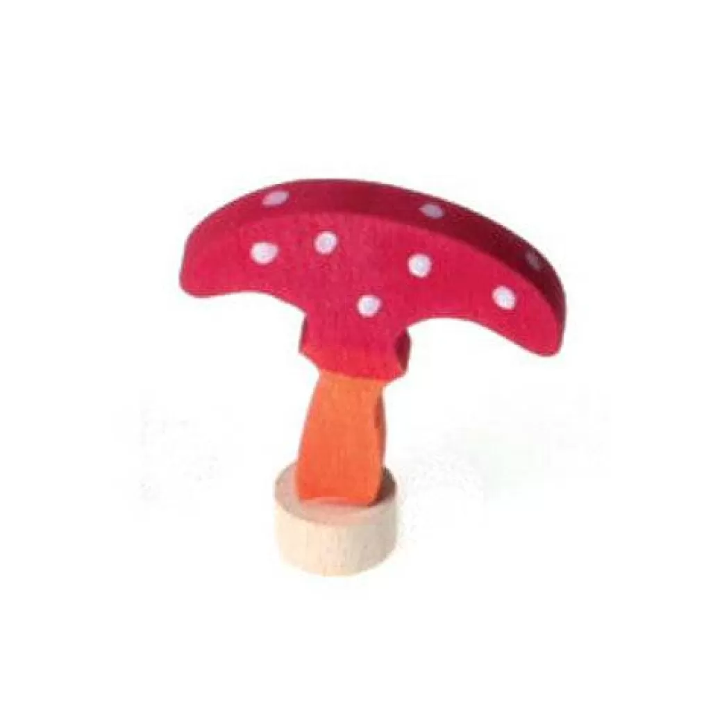 Grimm's Spiel & Holz Waldorf Birthday>Birthday Ring Decoration - Toadstool