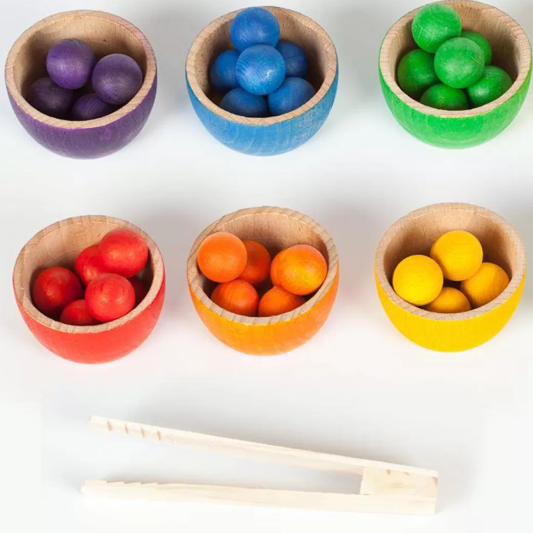 Grapat Early Learning>Bowl And Marbles Sorting Game