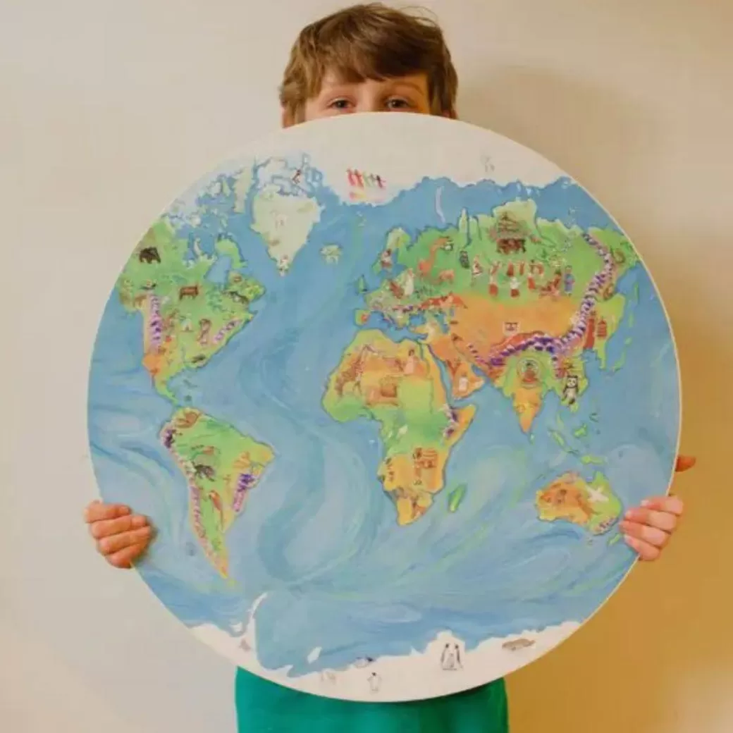 Wilded Family Early Learning>Children's World Map