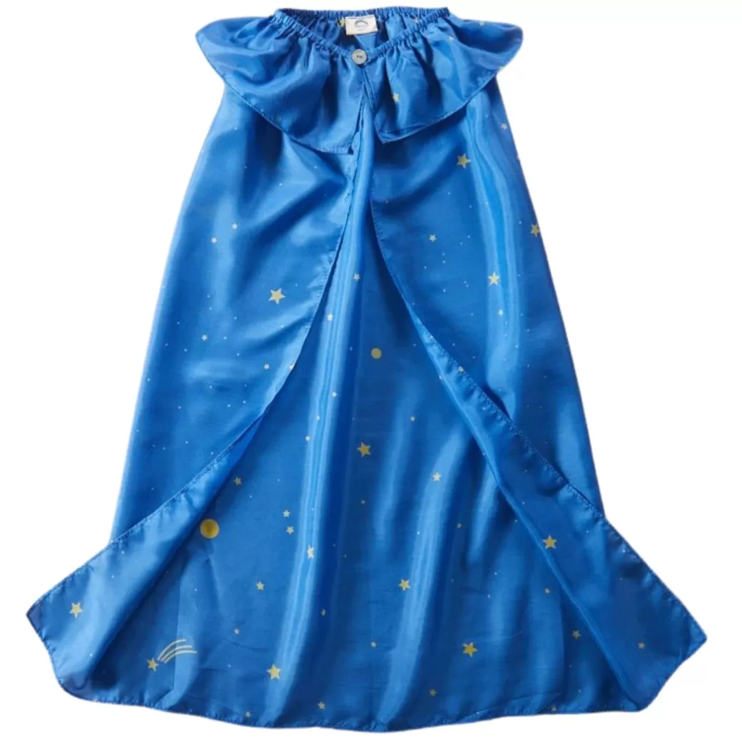 Sarah's Silks Playsilks>Child's Silk Cape - Starry Night