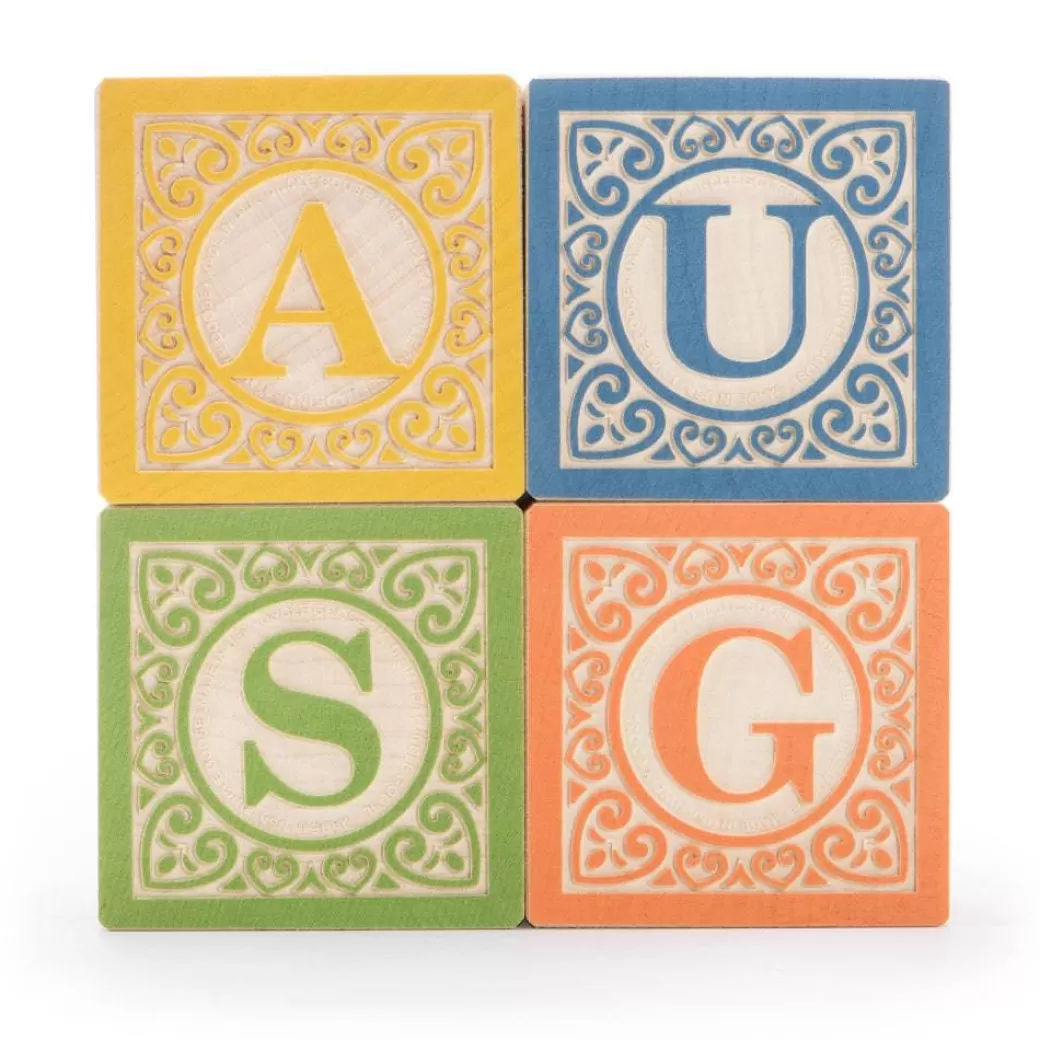 Uncle Goose Wooden Blocks>Classic Wooden Alphabet Blocks