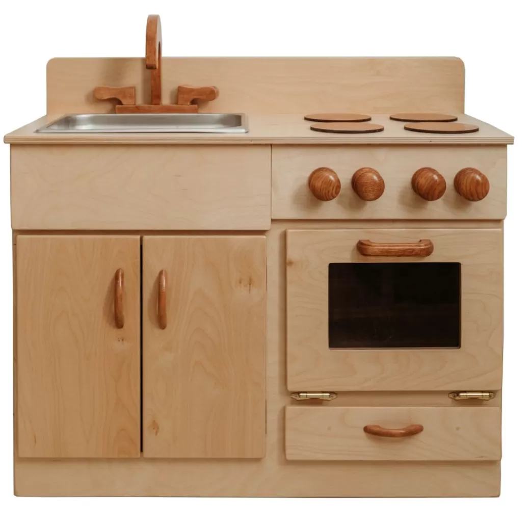 Lapp's Kitchen & House Play>Classic Wooden Play Kitchen