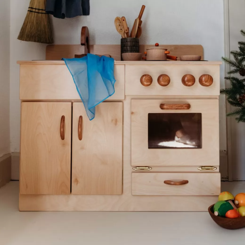 Lapp's Kitchen & House Play>Classic Wooden Play Kitchen