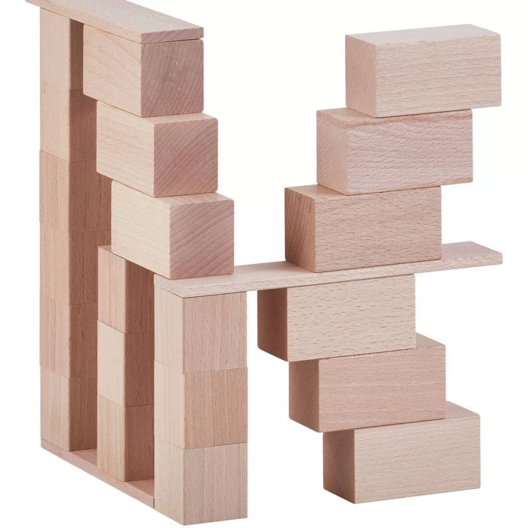 HABA Wooden Blocks>Clever Up! Unit Wooden Block Building System 2.0