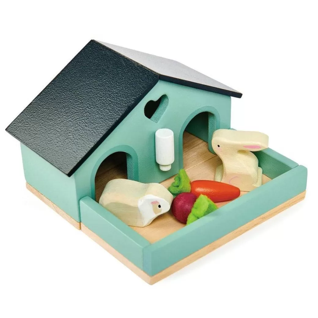 Tender Leaf Toys Wooden Figures>Dollhouse Pet Rabbits