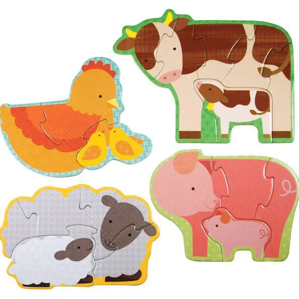 Petit Collage Early Learning>Farm Babies Beginner Puzzle