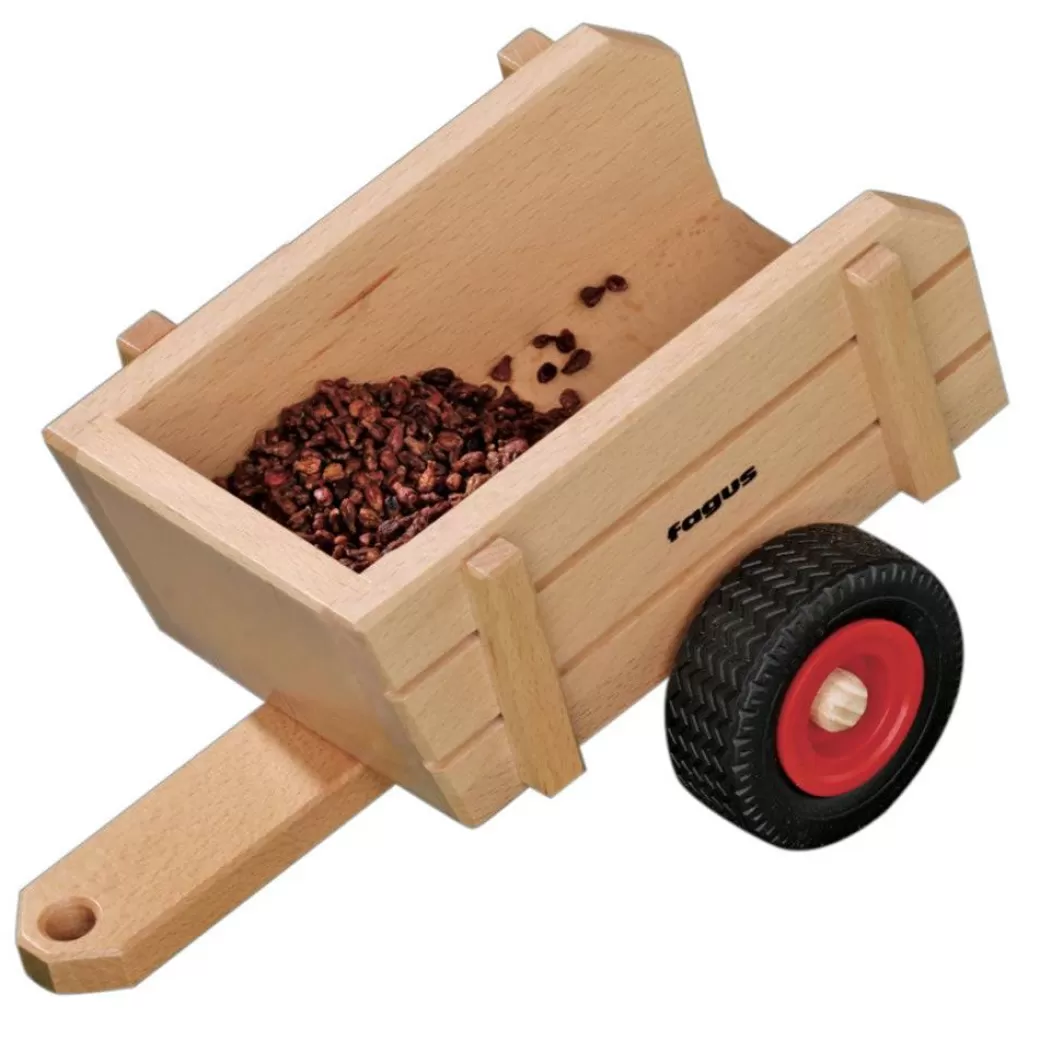 Fagus Toy Vehicles>Farm Cart For Wooden Toy Tractor