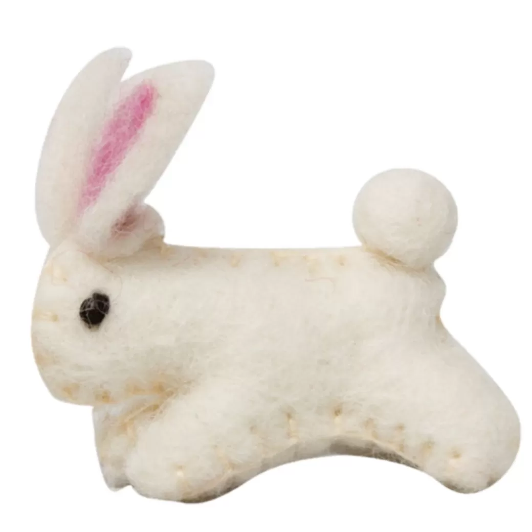 Papoose Stuffed Animals>Felted Mini Bunnies