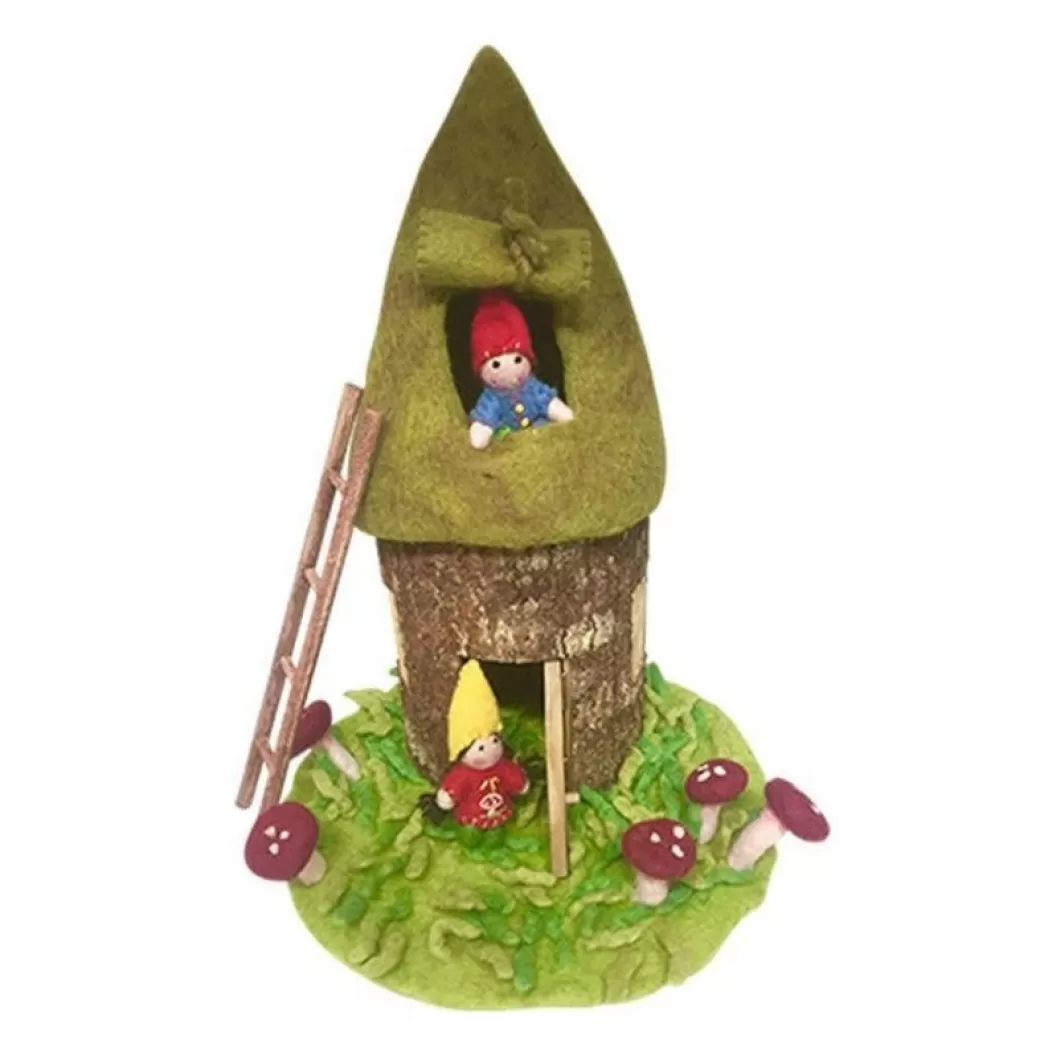 Papoose Fairies & Gnomes>Felted Summer Fairy House Set