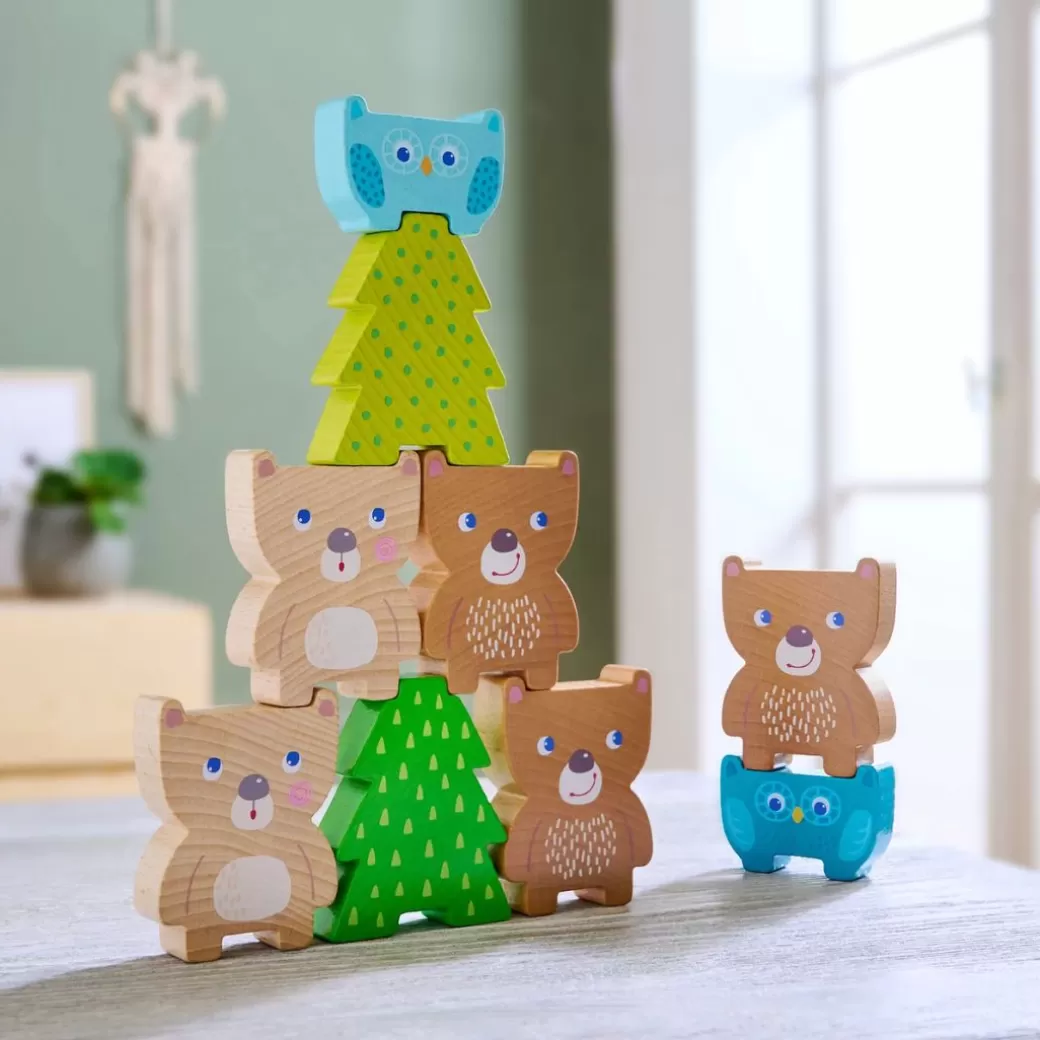 HABA Wooden Figures>Forest Friends Stacking Toy