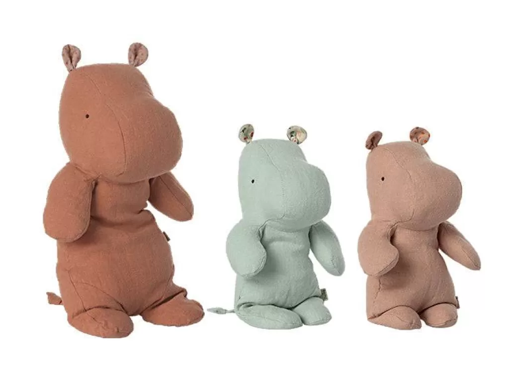 Maileg Stuffed Animals>Hippo Sibling Bundle