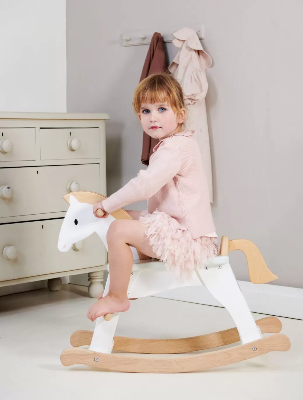 Tender Leaf Waldorf Home>Lucky Wooden Rocking Horse