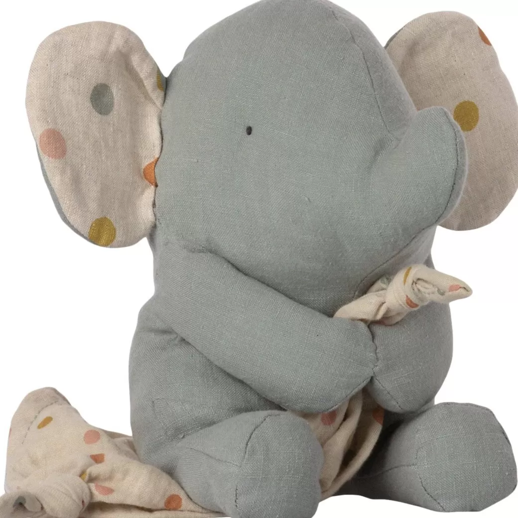 Maileg Stuffed Animals>Lullaby Friends Elephant With Blanket