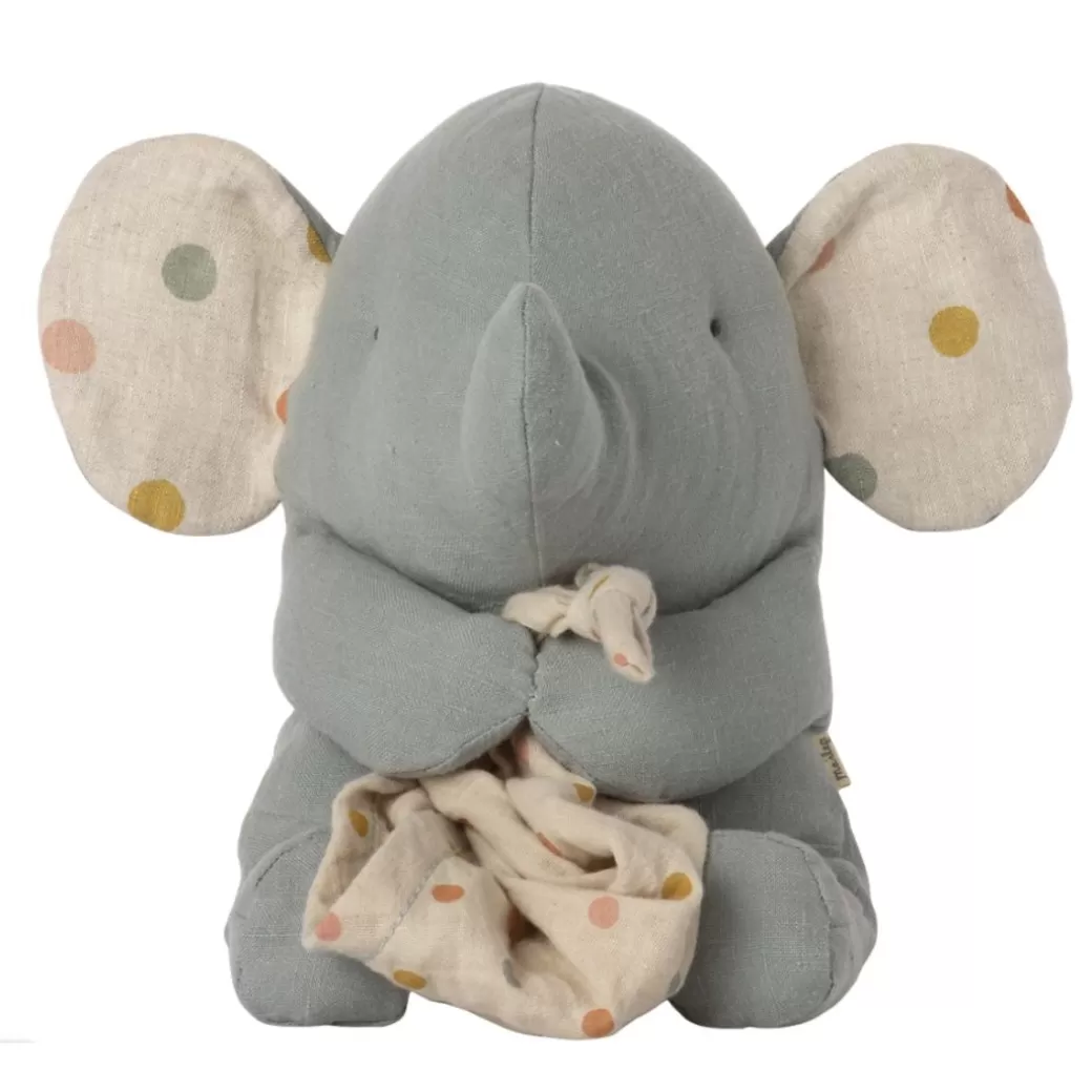 Maileg Stuffed Animals>Lullaby Friends Elephant With Blanket