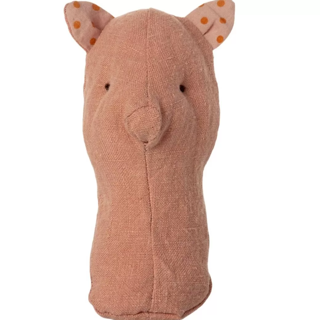 Maileg Rattles & Grasping Toys>Lullaby Friends Pig Rattle