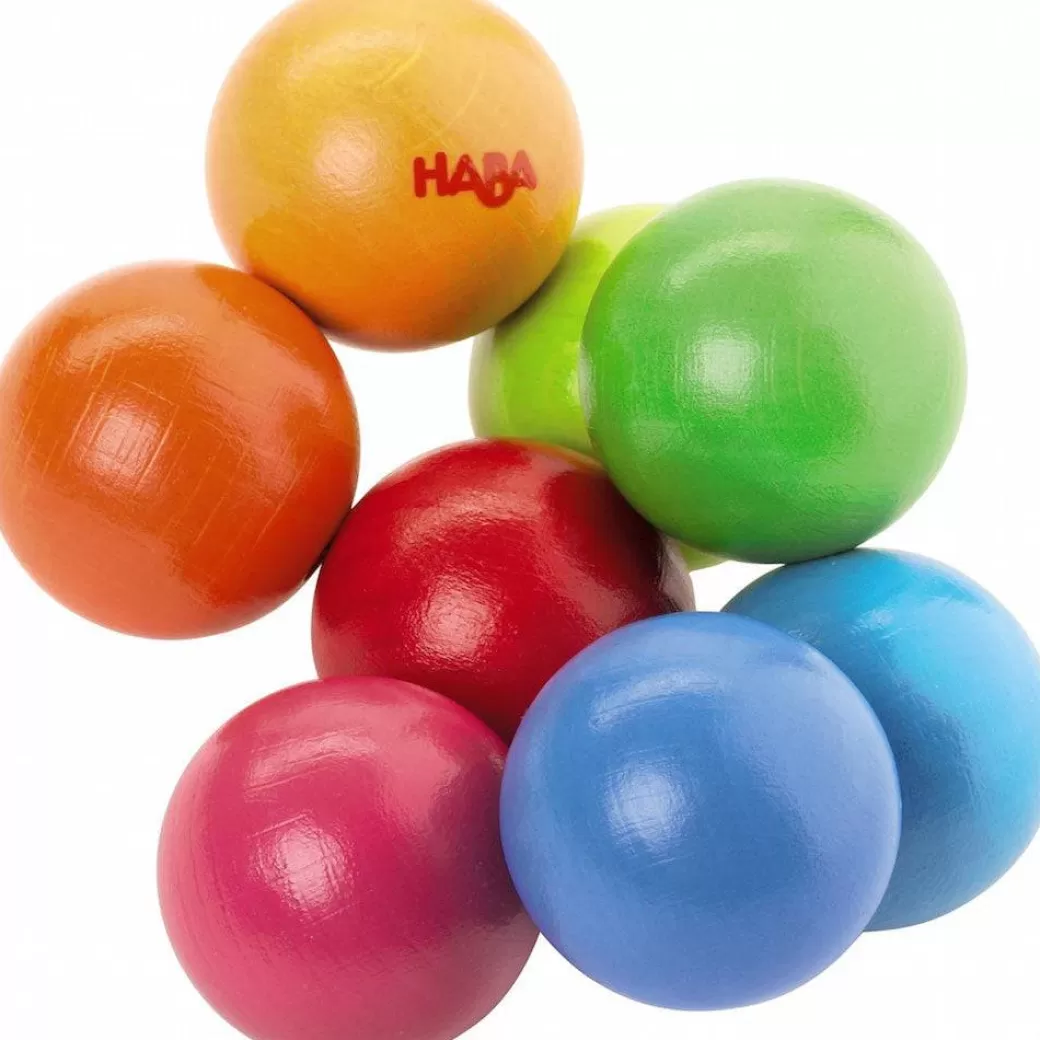 HABA Rattles & Grasping Toys>Magica Wooden Beads Clutching Toy