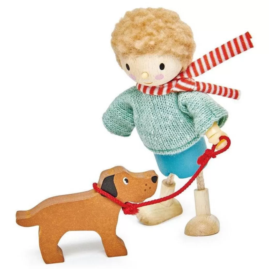 Tender Leaf Toys Wooden Figures>Mr. Goodwood And His Dog