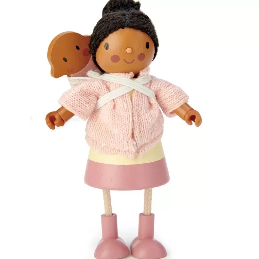 Tender Leaf Toys Wooden Figures>Mrs. Forrester Wooden Dollhouse Character