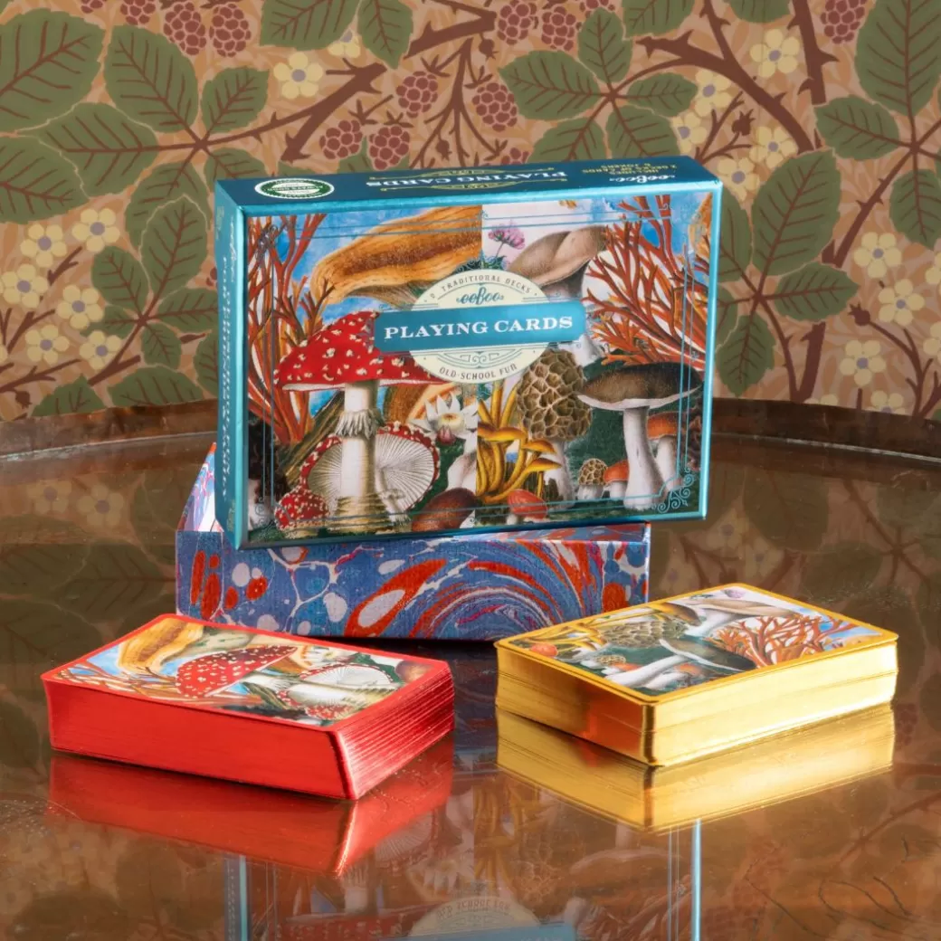 eeBoo Games>Mushroom Playing Card Gift Box Set