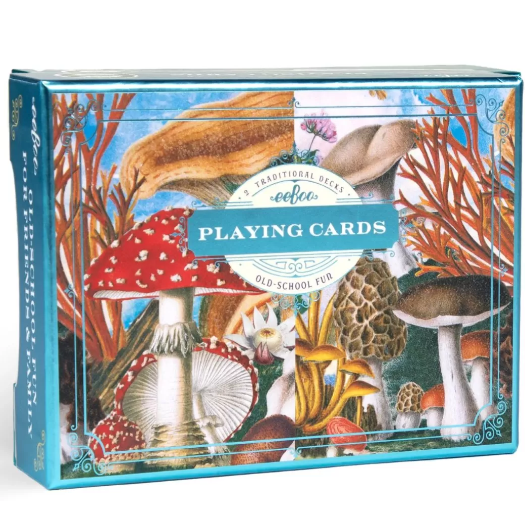 eeBoo Games>Mushroom Playing Card Gift Box Set