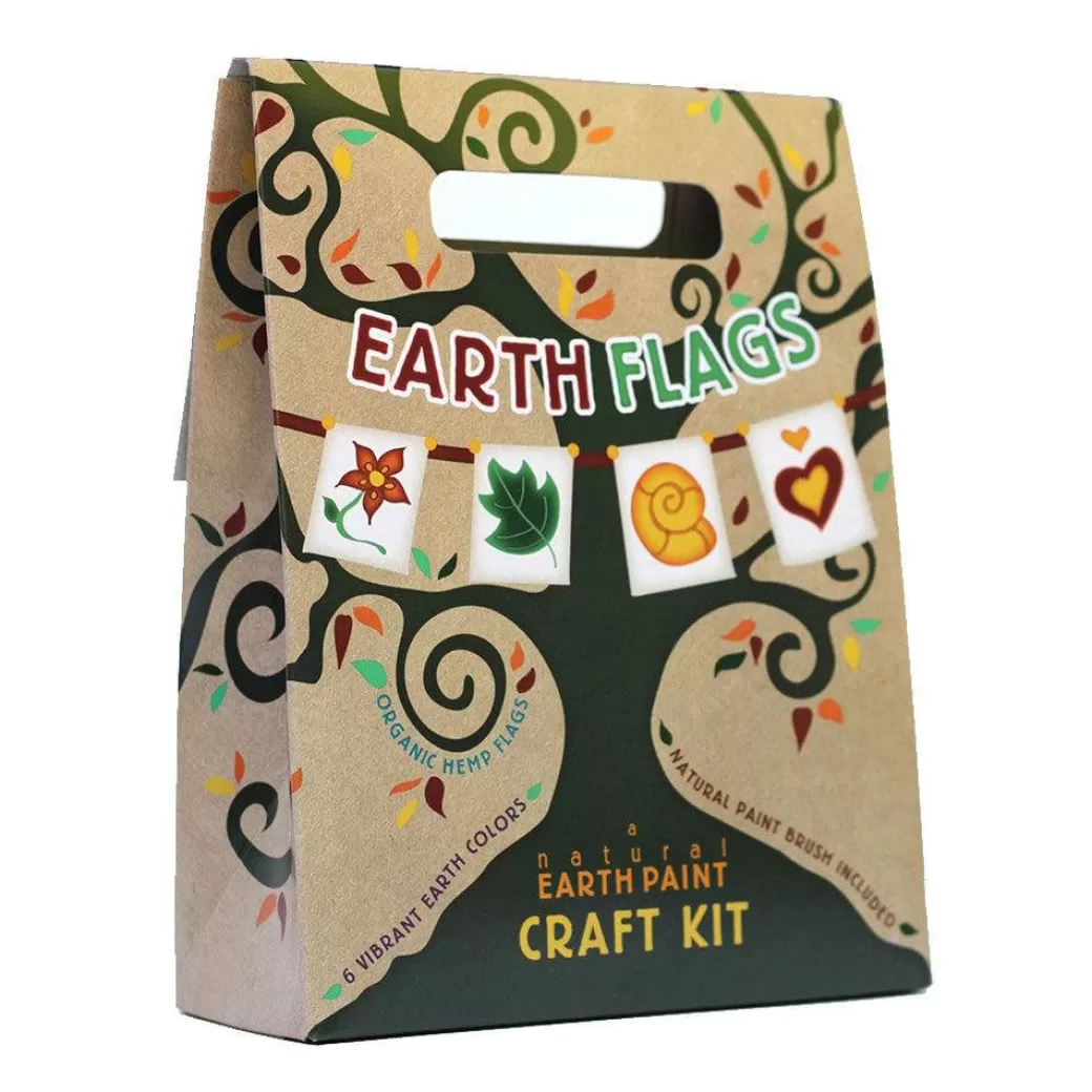 Natural Earth Paint Summer Nature Table>Natural Earth Flags Craft Kit