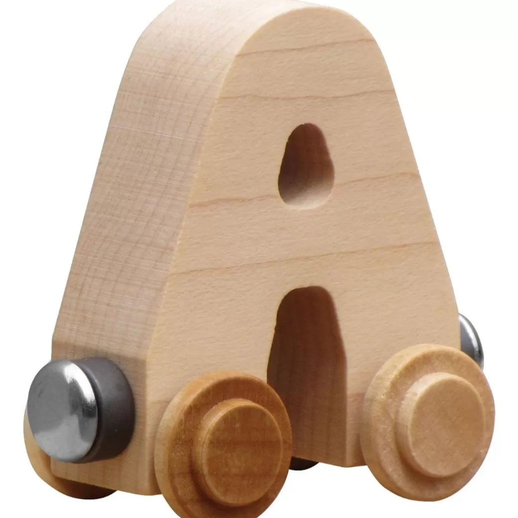 Maple Landmark Toy Vehicles>Natural Wooden Name Train Letters