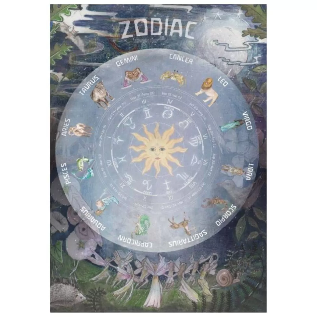 Wilded Family Early Learning>Night Zodiac Poster