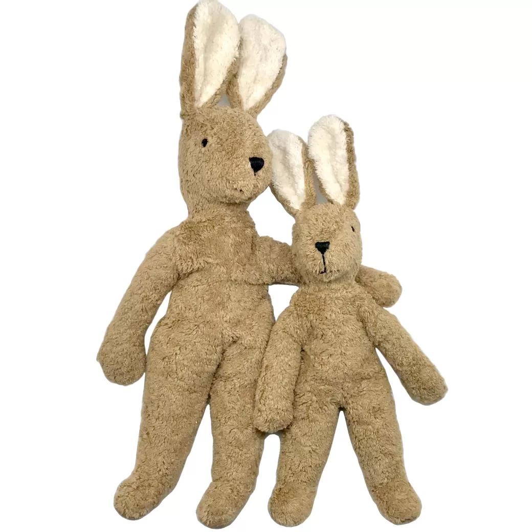 Senger Stuffed Animals>Organic Floppy Bunny Rabbit, Beige