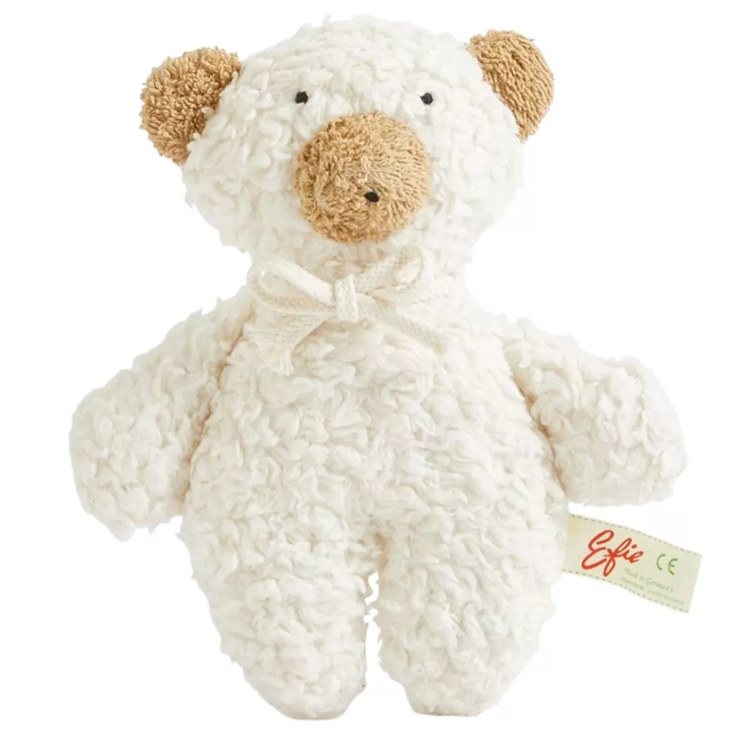 Efie Stuffed Animals>Organic Soft Bear Baby Rattle