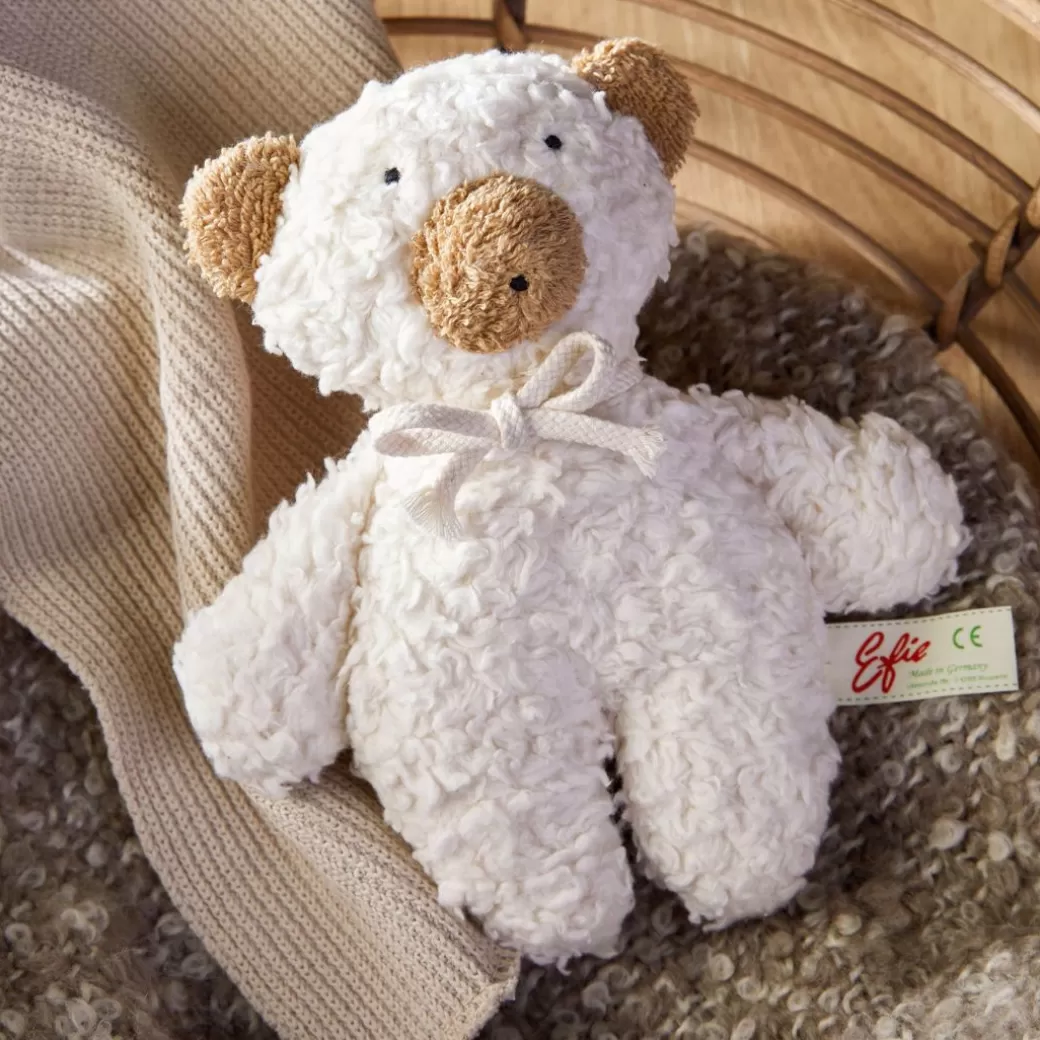 Efie Stuffed Animals>Organic Soft Bear Baby Rattle