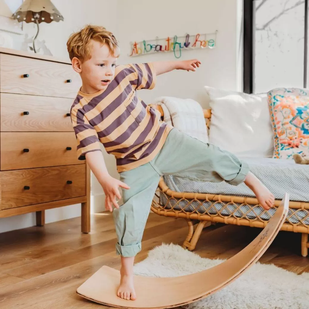 Open Ended Creations Rocker & Balance Boards>Original Waldorf Wooden Rocker Board