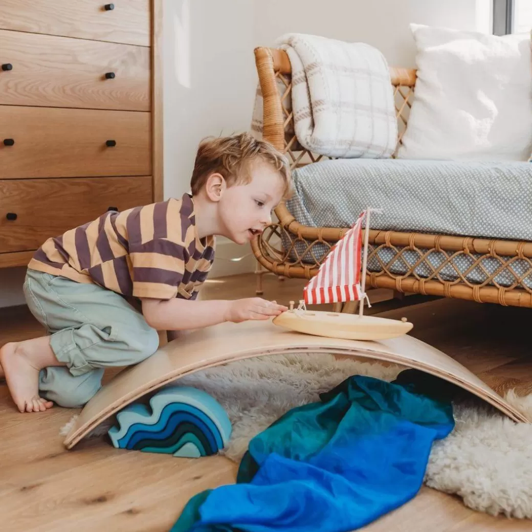 Open Ended Creations Rocker & Balance Boards>Original Waldorf Wooden Rocker Board