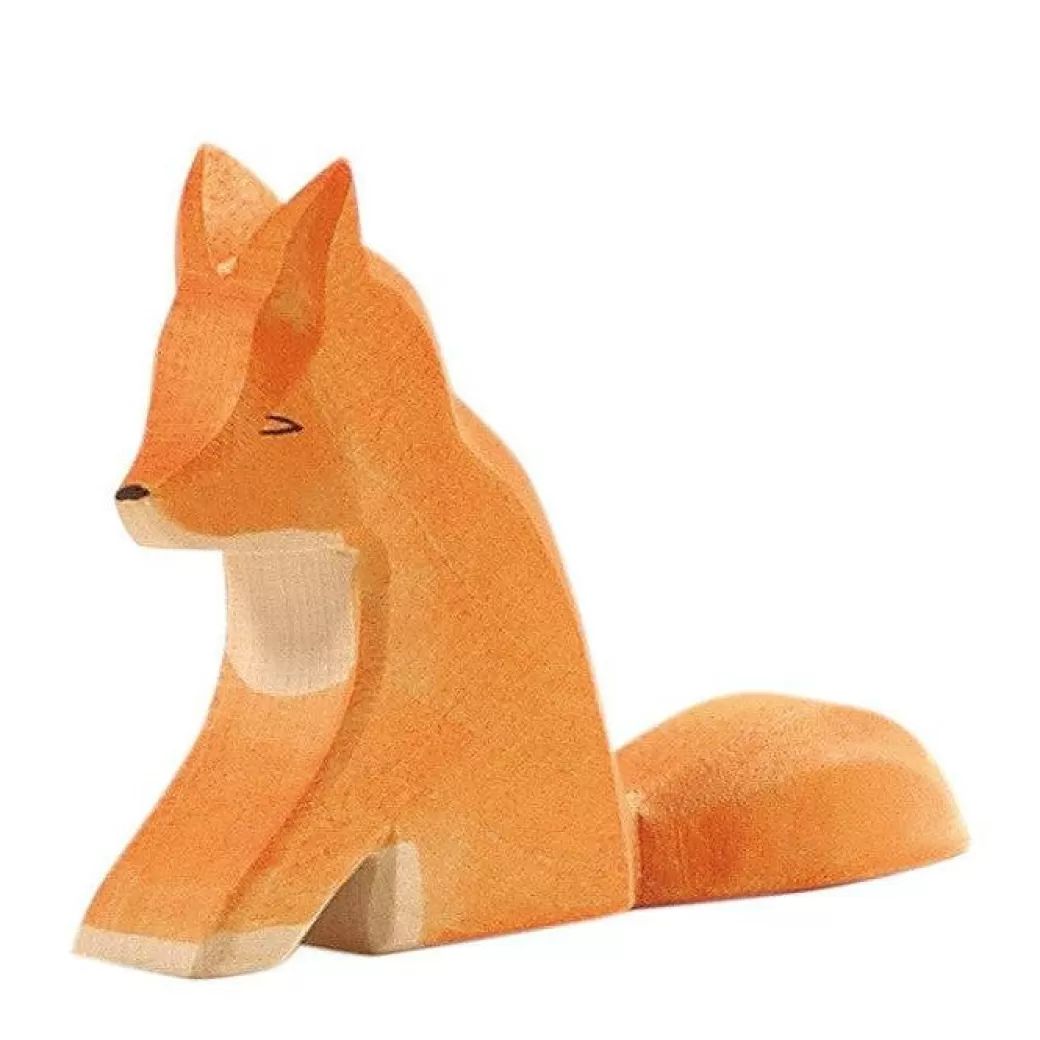 Ostheimer Wooden Figures> Fox, Sitting