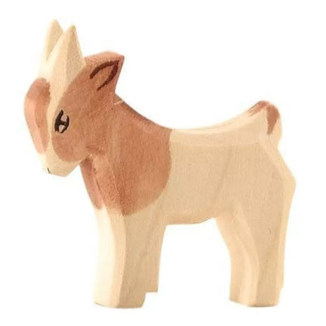 Ostheimer Wooden Figures> Goat Kid, Standing