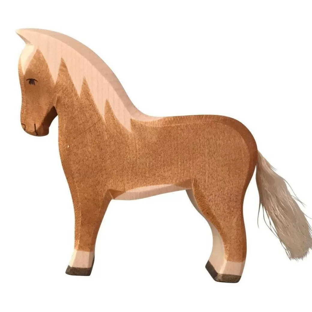 Ostheimer Wooden Figures> Horse, Haflinger