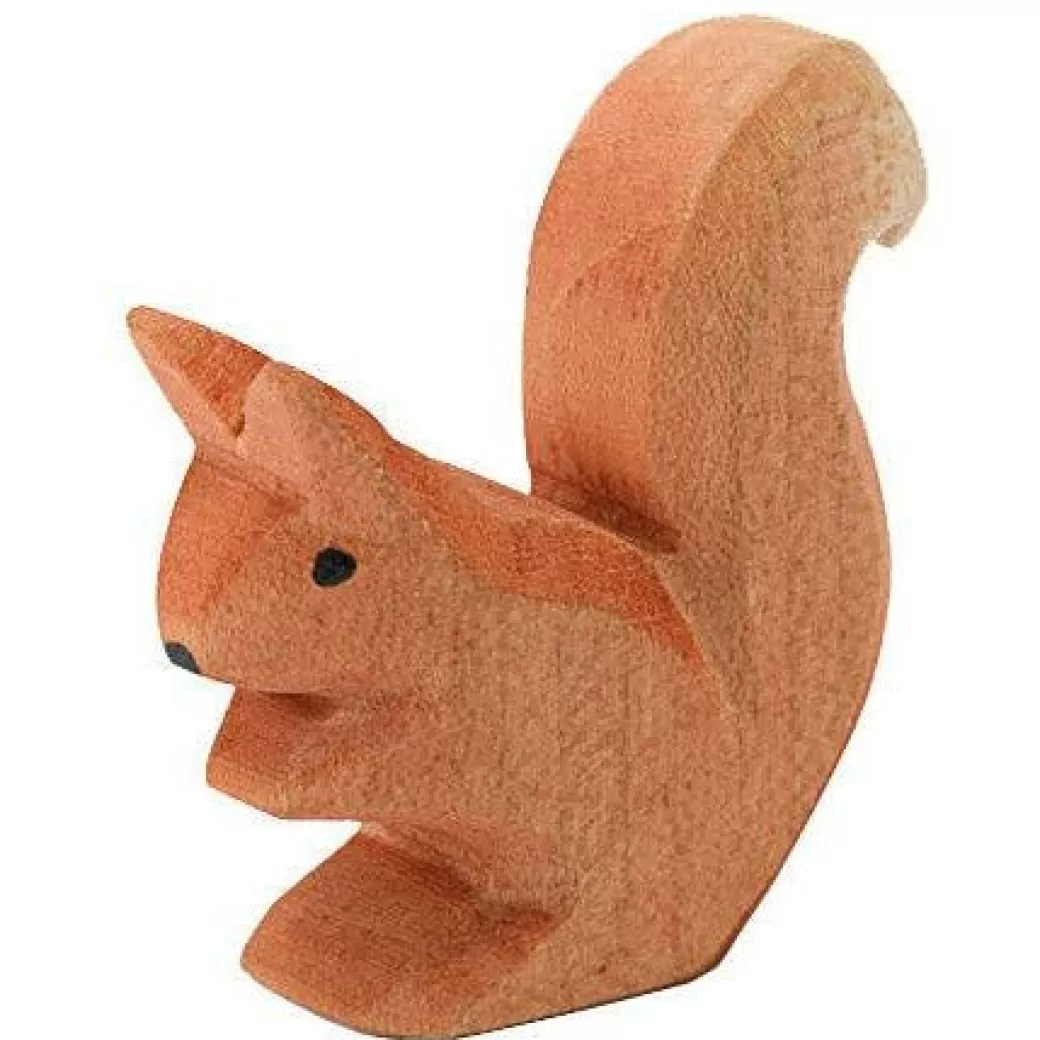 Ostheimer Wooden Figures> Squirrel, Sitting