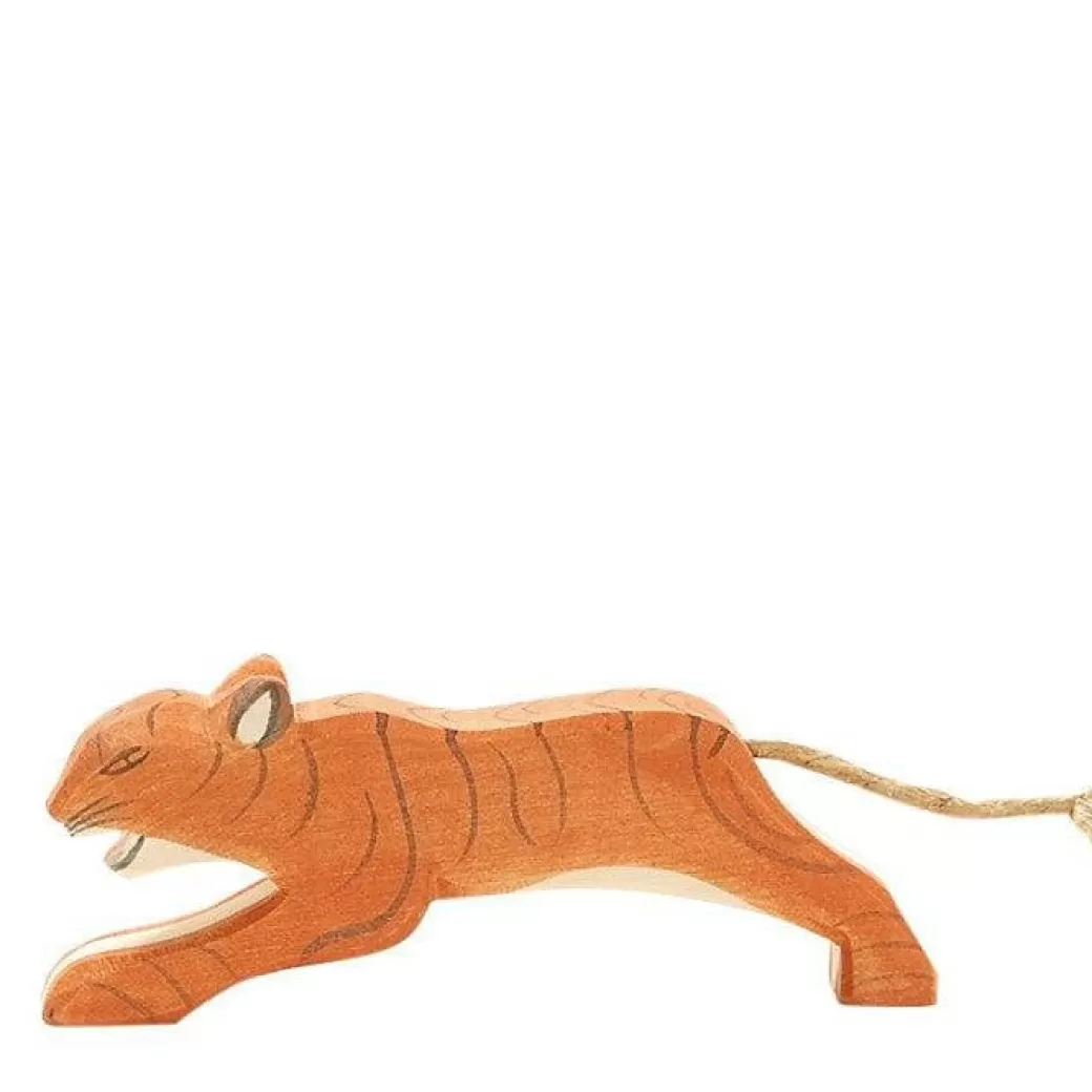 Ostheimer Wooden Figures> Tiger, Jumping