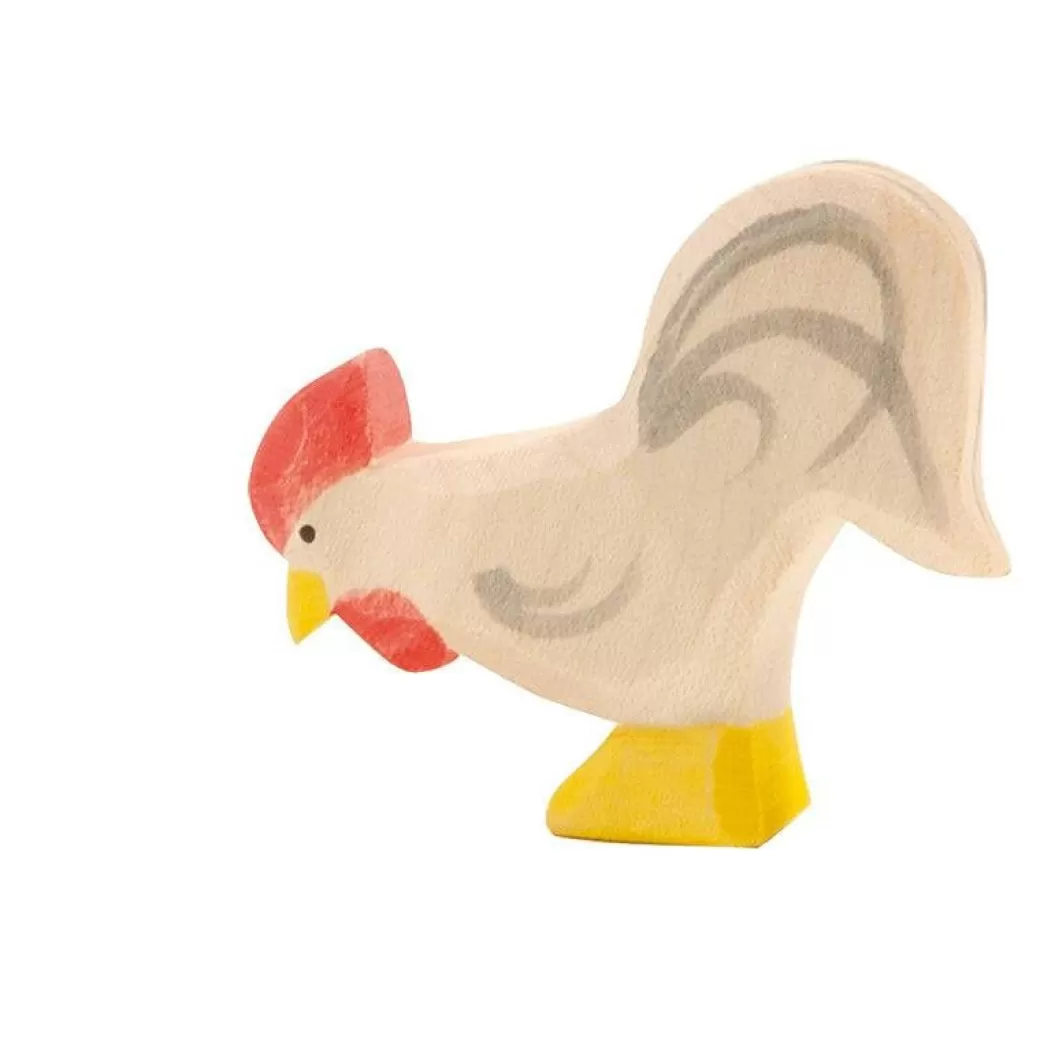 Ostheimer Wooden Figures> White Rooster