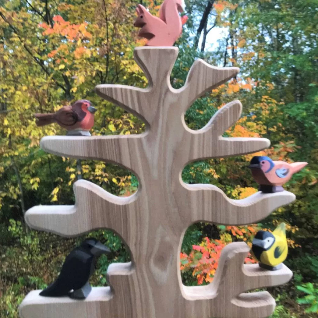 Ostheimer Wooden Figures> Wooden Bird Tree