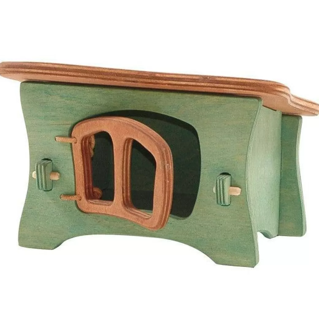 Ostheimer Wooden Figures> Wooden Toy Rabbit Hutch