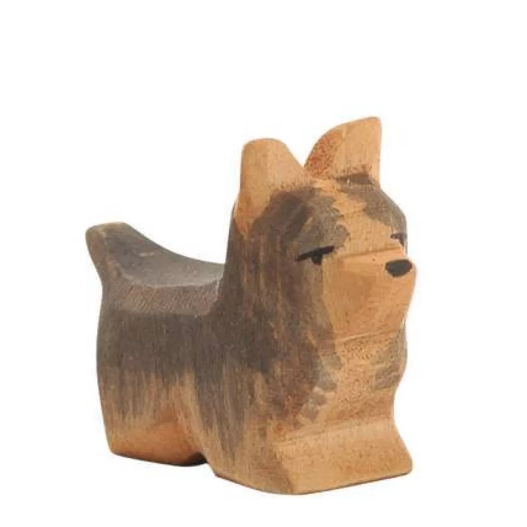 Ostheimer Wooden Figures> Yorkshire Terrier Dog