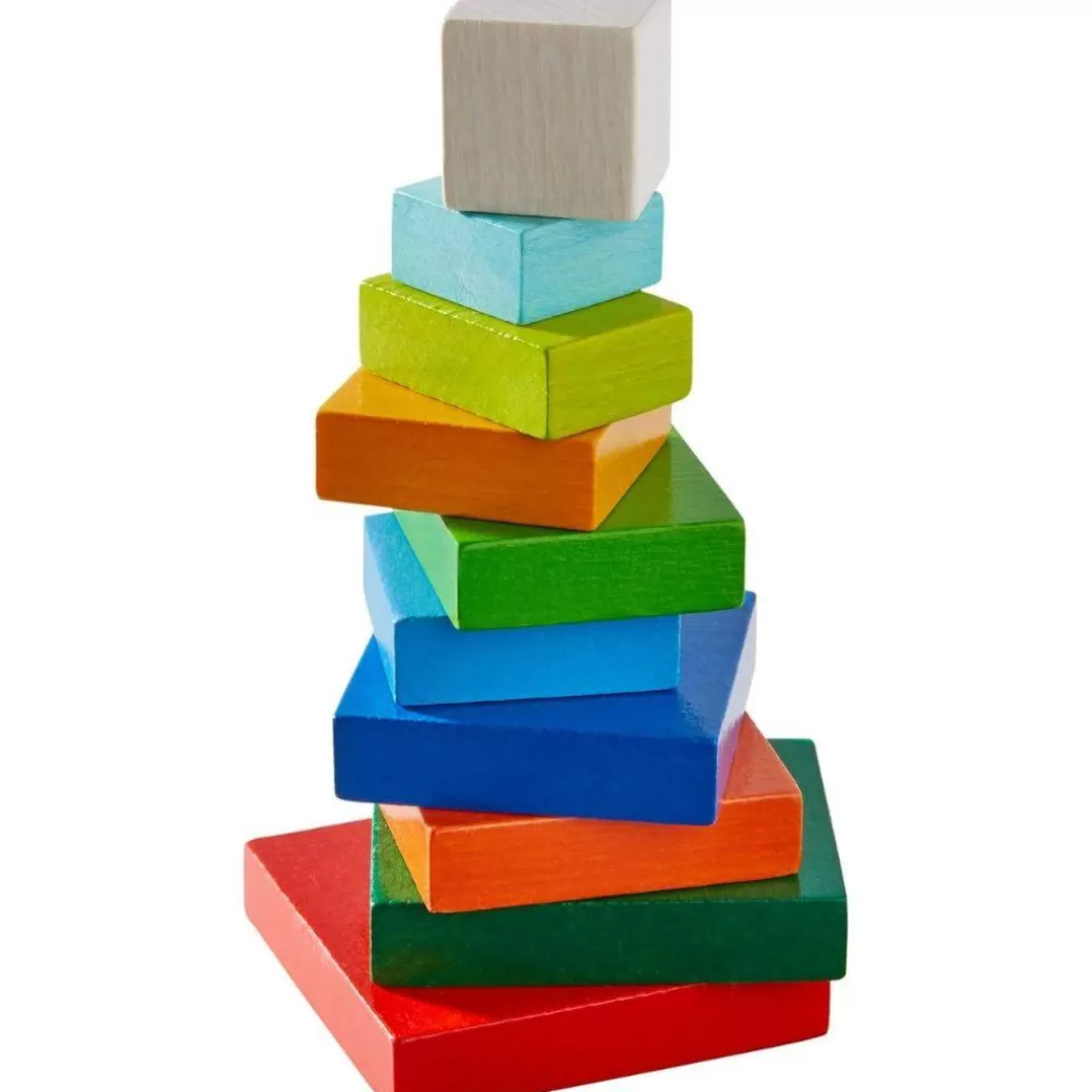 HABA Wooden Blocks>Rainbow Cube Game Wooden Blocks