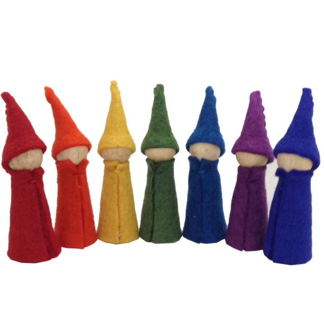 Colours of Australia Fairies & Gnomes>Rainbow Gnomes Set