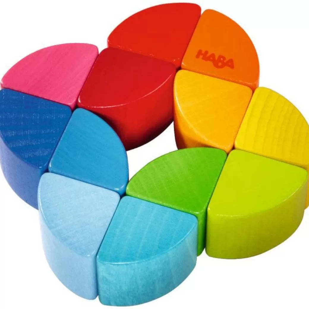 HABA Rattles & Grasping Toys>Rainbow Ring Wooden Baby Toy